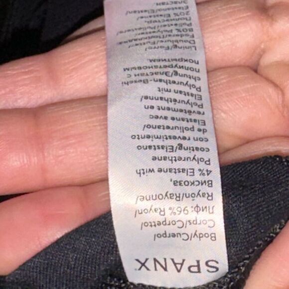 Spanx Faux Leather Legging Pant Jegging - Picture 4 of 4